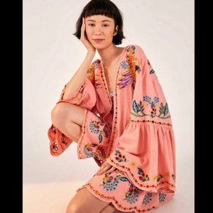 Farm Rio Richillieur Frilled Kimono